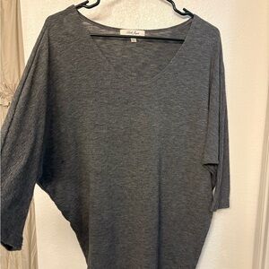 Laila Jayde Charcoal Gray Women's Tunic